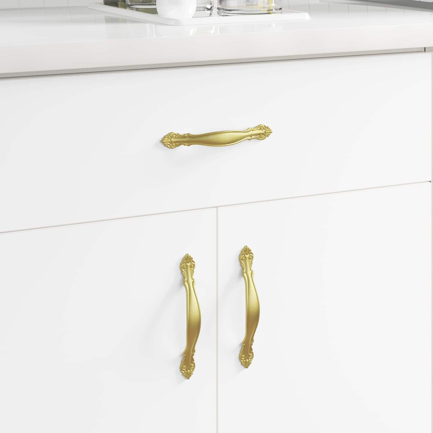Vidaxl handvat 923 pcs goud zinklegering