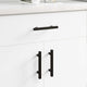 Vidaxl kasthandgreep 420 pcs zwart 150 x 12,3 x 35,2 mm