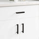 Maniglia per mobile Vidaxxl 2 pezzi nera 121 x 16,6 x 28,3 mm ferro