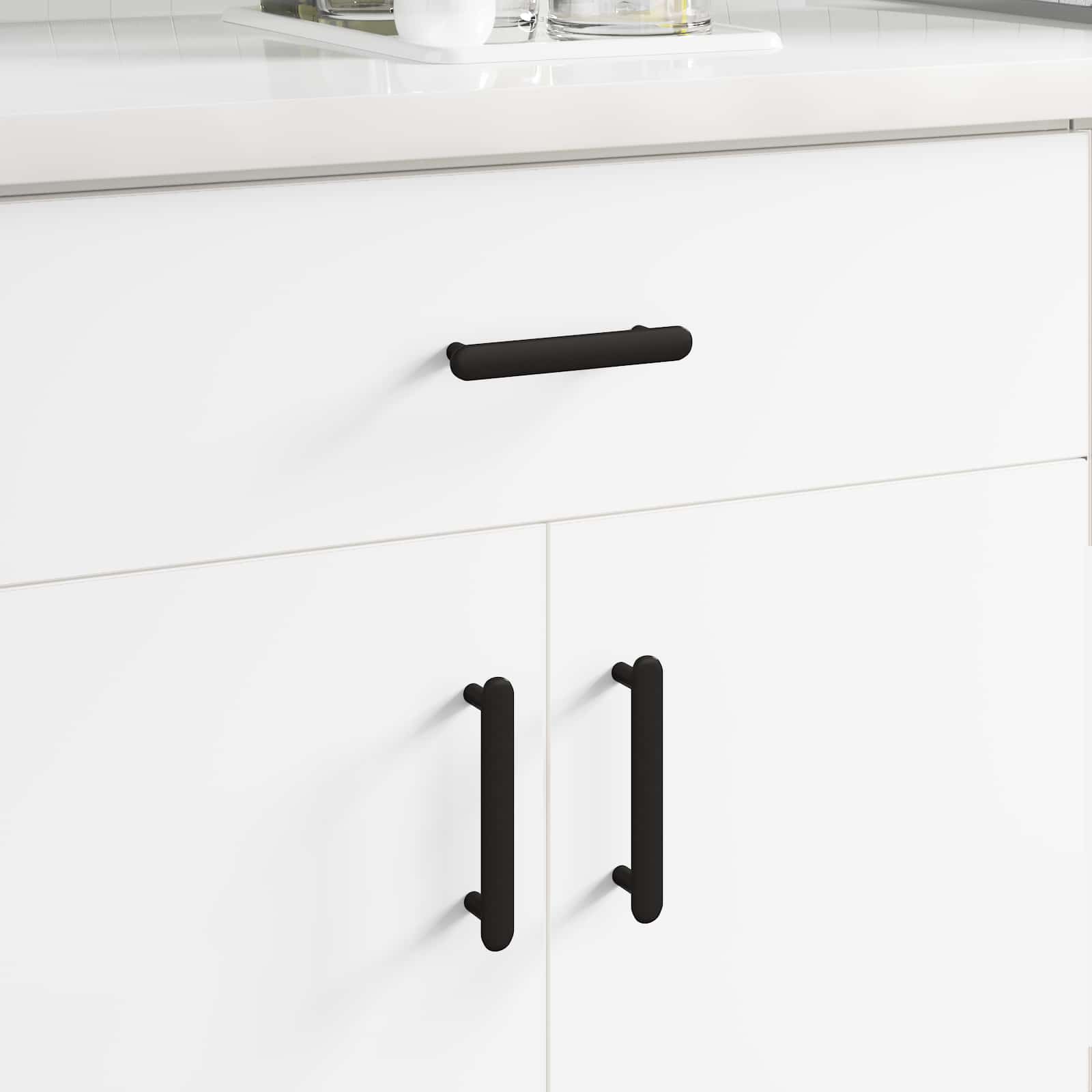 Vidaxl kasthandgreep 12 pcs zwart 121 x 16.6 x 28.3 mm ijzer