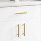 Vidaxl kasthandgreep 2 pcs goud 150 mm roestvrij staal