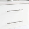 Vidaxl kasthandgreep 2 pcs zilver 300 mm roestvrij staal