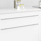 Vidaxl kasthandgreep 2 pcs zilver 900 mm roestvrij staal