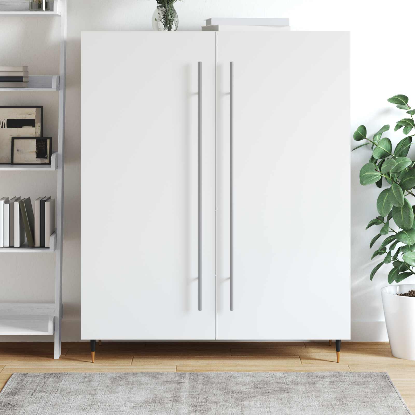 Vidaxl kasthandgreep 2 pcs zilver 900 mm roestvrij staal