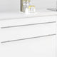 Vidaxl kasthandgreep 12 pcs zilver 900 mm roestvrij staal
