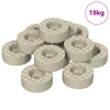 Protezioni per pavimento gambe sedia VidaXL 18000 pz trasparenti ø 15 x 16 mm