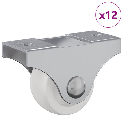 Vidaxl caster 12 pcs wit 42 x 11,5 x 29 mm ijzer