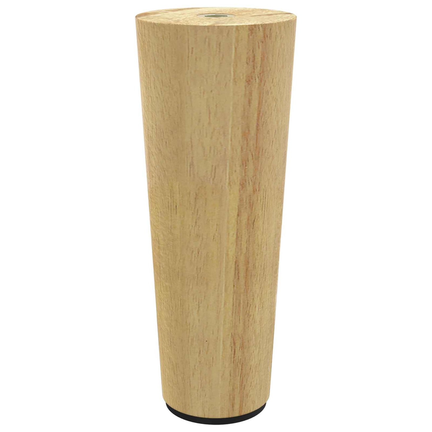 Vidaxl meubelpoten 2 pcs bruin ø 44 x 100 mm massief eucalyptus hout