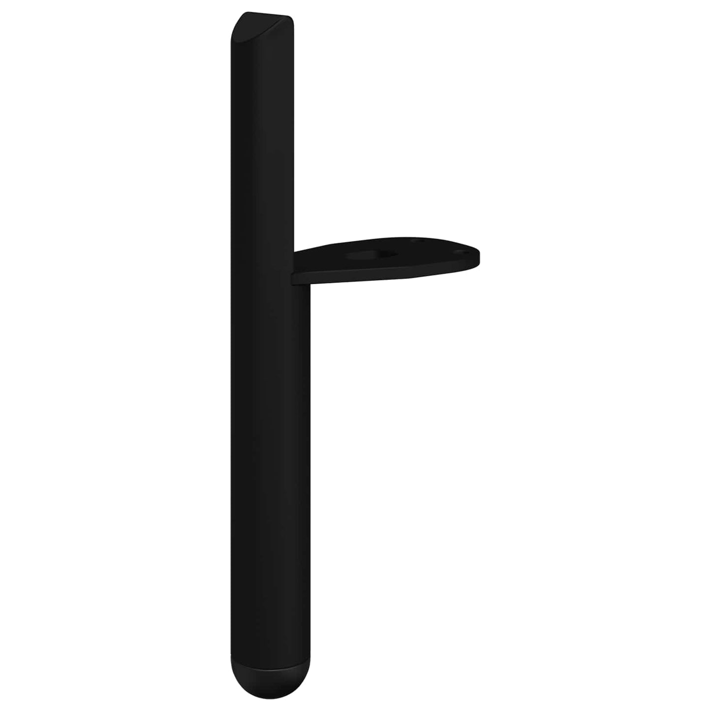 Gambe per mobili Vidaxxl 2 pezzi in ferro nero 66 x 36 x 160 mm