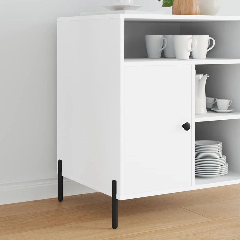 Gambe per mobili Vidaxxl 12 pezzi in ferro nero 66 x 36 x 160 mm