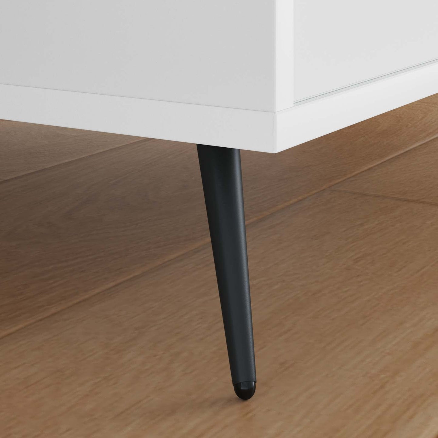 Piedini Vidaxxl 2 pezzi neri 56 x 56 x 100 mm in ferro