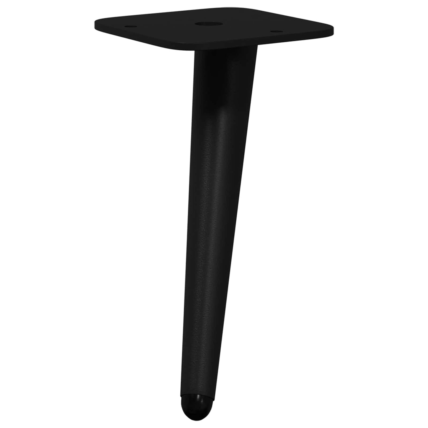 Piedini Vidaxxl 2 pezzi neri 56 x 56 x 100 mm in ferro