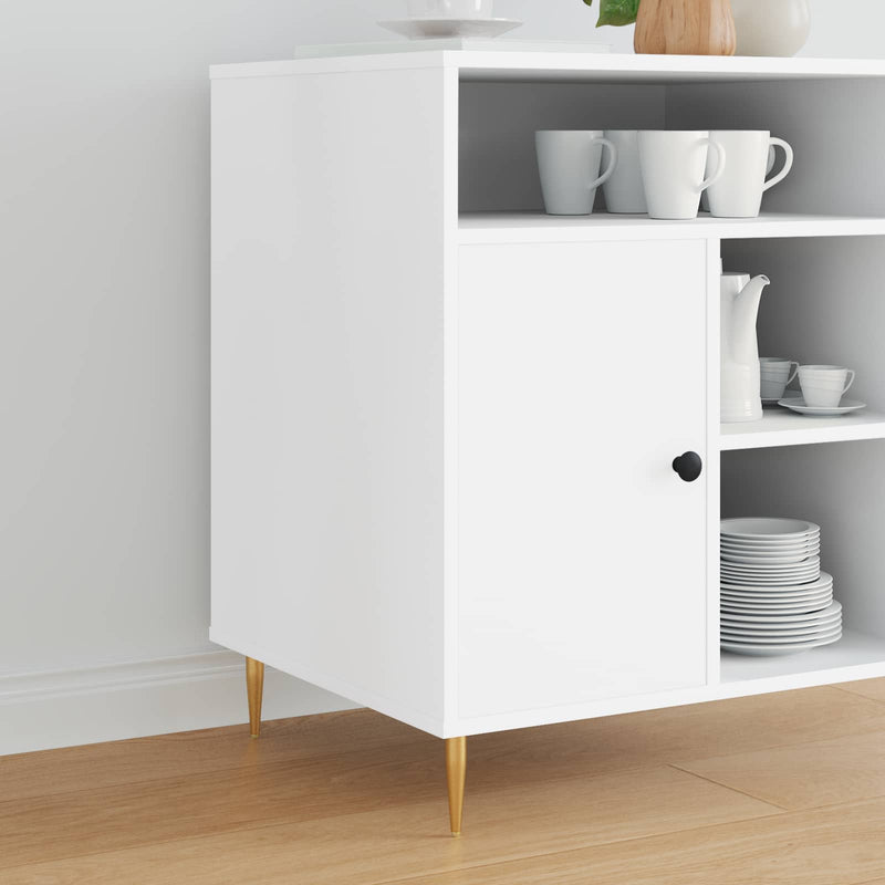 Vidaxl patas de pie 2 piezas oro 98 x 40 mm hierro