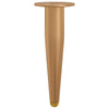 Vidaxl patas de pie 2 piezas oro 98 x 40 mm hierro