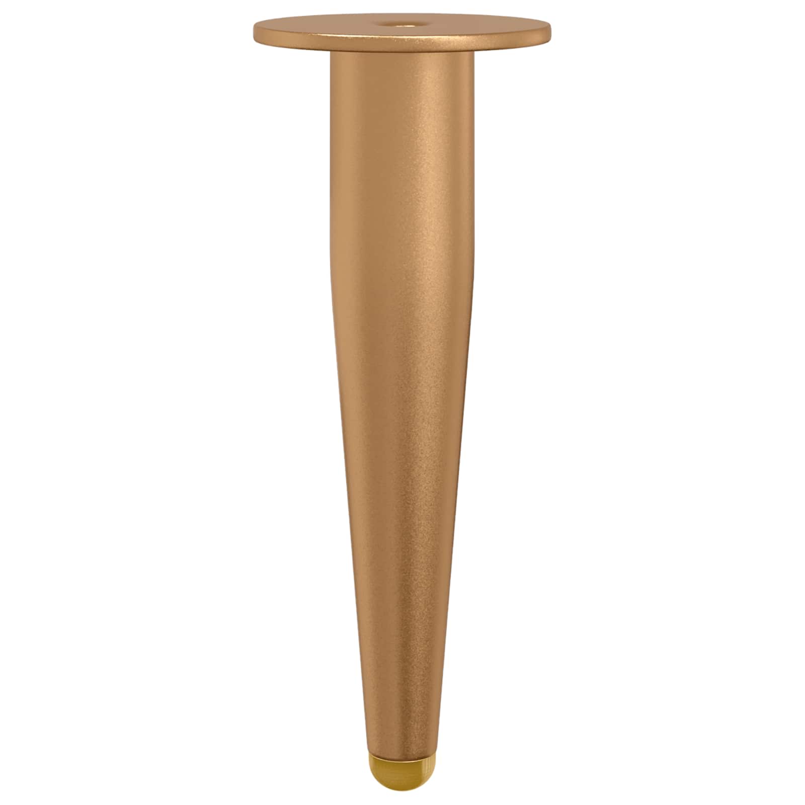Vidaxl patas de pie 2 piezas oro 98 x 40 mm hierro