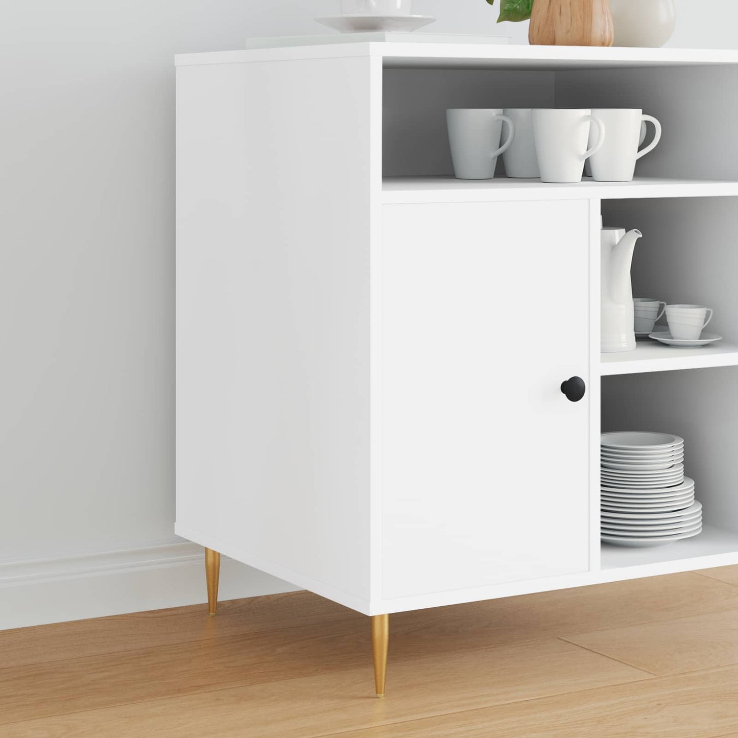 Vidaxl staande poten 12 pcs goud 98 x 40 mm ijzer
