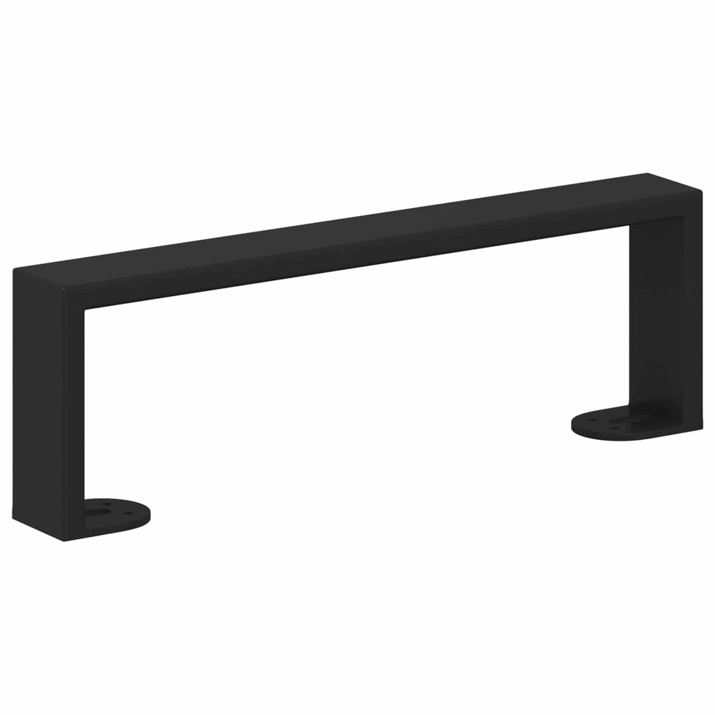 Gambe per mobili Vidaxxl 12 pz nero 311 x 40,5 x 100 mm ferro