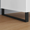 Vidaxxl patas para muebles 12 piezas negro 481 x 40,5 x 100 mm hierro