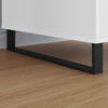 Vidaxxl patas para mueble 2 piezas negro 546 x 40,5 x 100 mm hierro