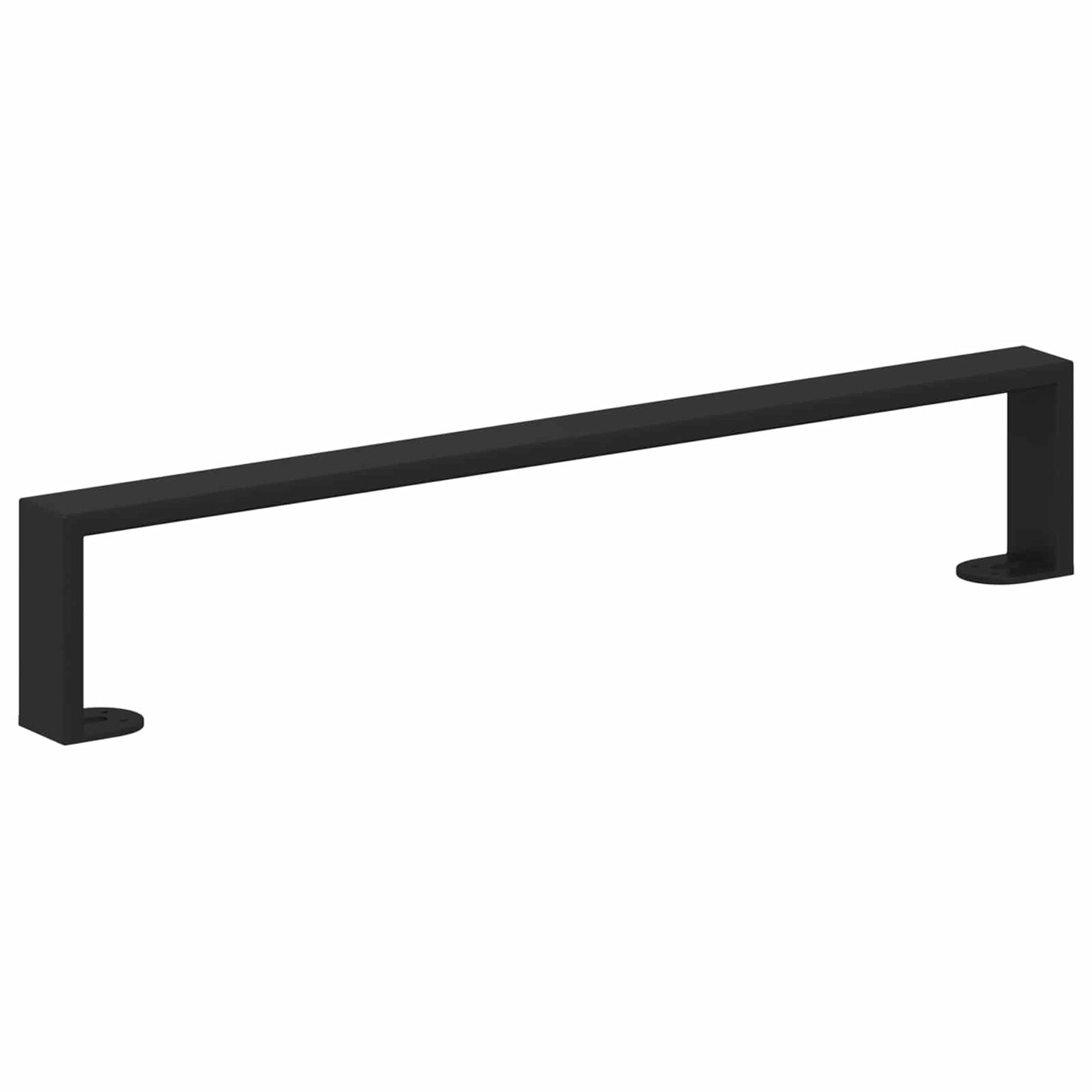 Gambe per mobili Vidaxxl 2 pezzi nero 546 x 40,5 x 100 mm ferro