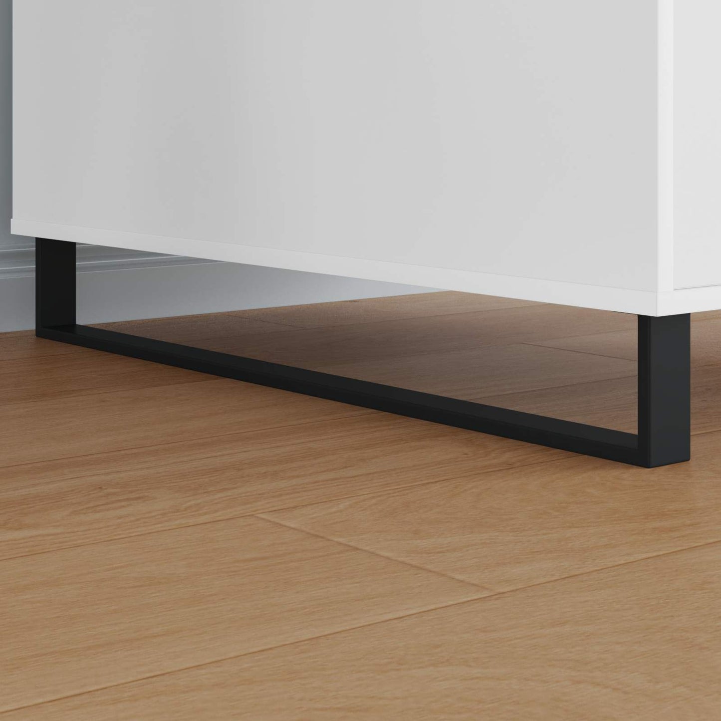 Gambe per mobili Vidaxxl 12 pz nero 796 x 40,5 x 100 mm ferro