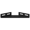 Vidaxl hoekbeugel 2 pcs zwart 138,5 x 50,5 x 16 mm ijzer