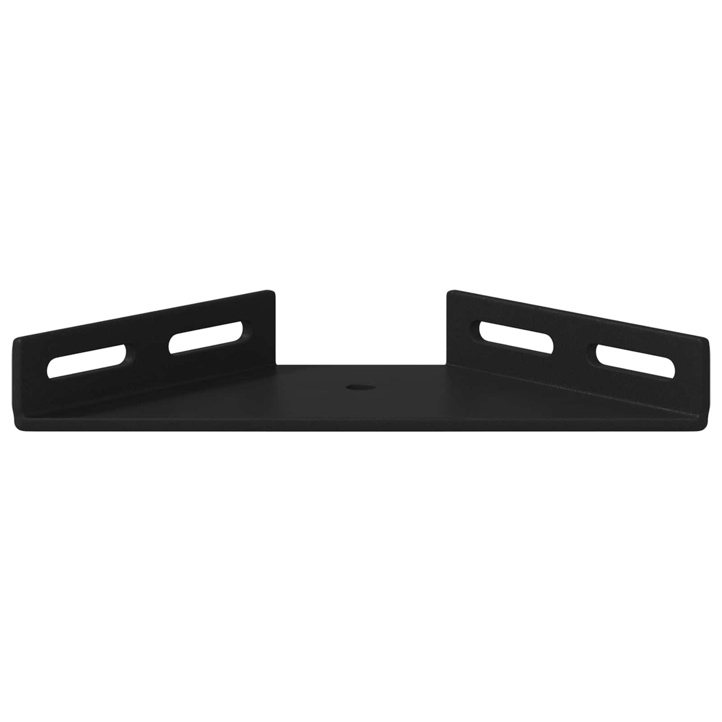 Vidaxl hoekbeugel 12 pcs zwart 138,5 x 50,5 x 16 mm ijzer
