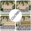 Vidaxl strijkplaat 9000 pcs zilver ijzer
