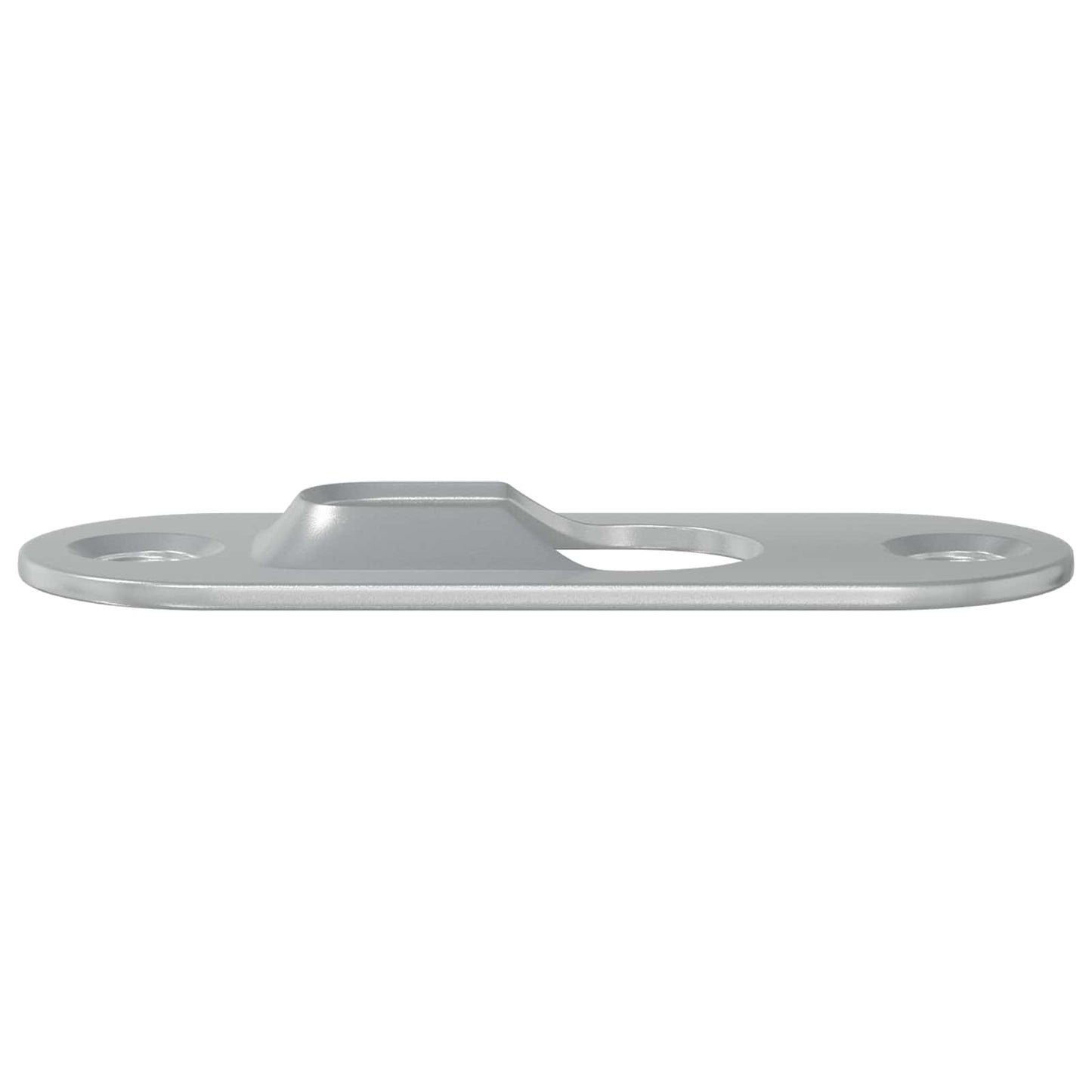 Vidaxl sleufhanger 12 pcs zilver 45 x 16 x 3.5 mm ijzer