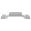 Soporte de empotrar VidaXL 12 piezas plata 75 x 66 x 1,4 mm acero