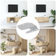 Vidaxl flush mount beugel 419 pcs zilver 75 x 66 x 1,4 mm staal