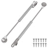 Vidaxxl resorte de gas hidráulico 2 piezas plata 280 x 17 x 16 mm pp y hierro