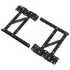 Meccanismo alzaletto Vidaxxl 2 pz nero 340 x 95 x 40 mm ferro