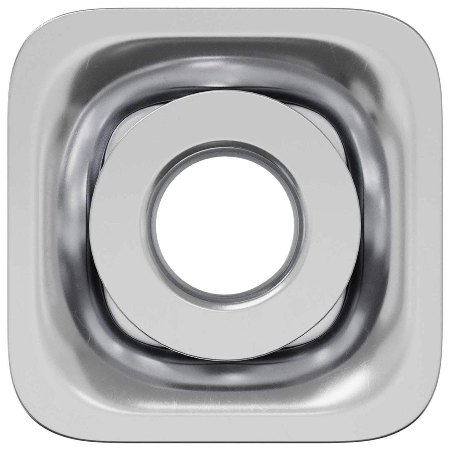 Inserto per tubo filettato Vidaxxl 1818 pezzi nero e argento 15,8 x 15,8 x 22,5 mm