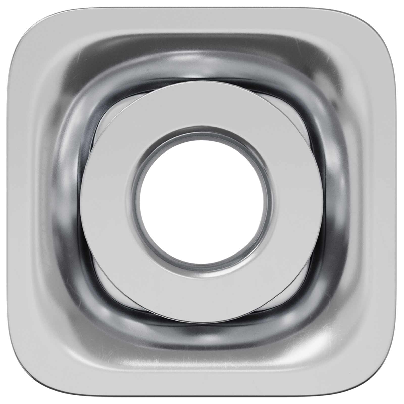 Inserto per tubo filettato Vidaxxl 1818 pezzi nero e argento 15,8 x 15,8 x 22,5 mm