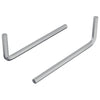 Vidaxl zeskantsleutel 2 pcs zilver 32 x 86 mm staal