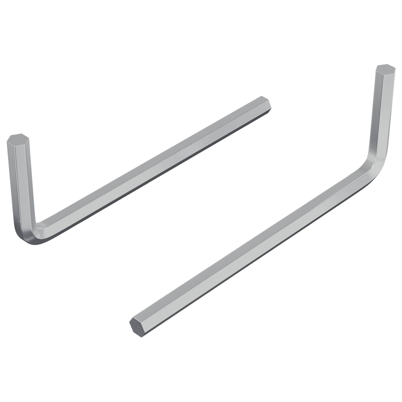 Vidaxx llave hexagonal 2 piezas plata 32 x 86 mm acero