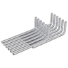 Vidaxl zeskantsleutel 12 pcs zilver 32 x 86 mm staal