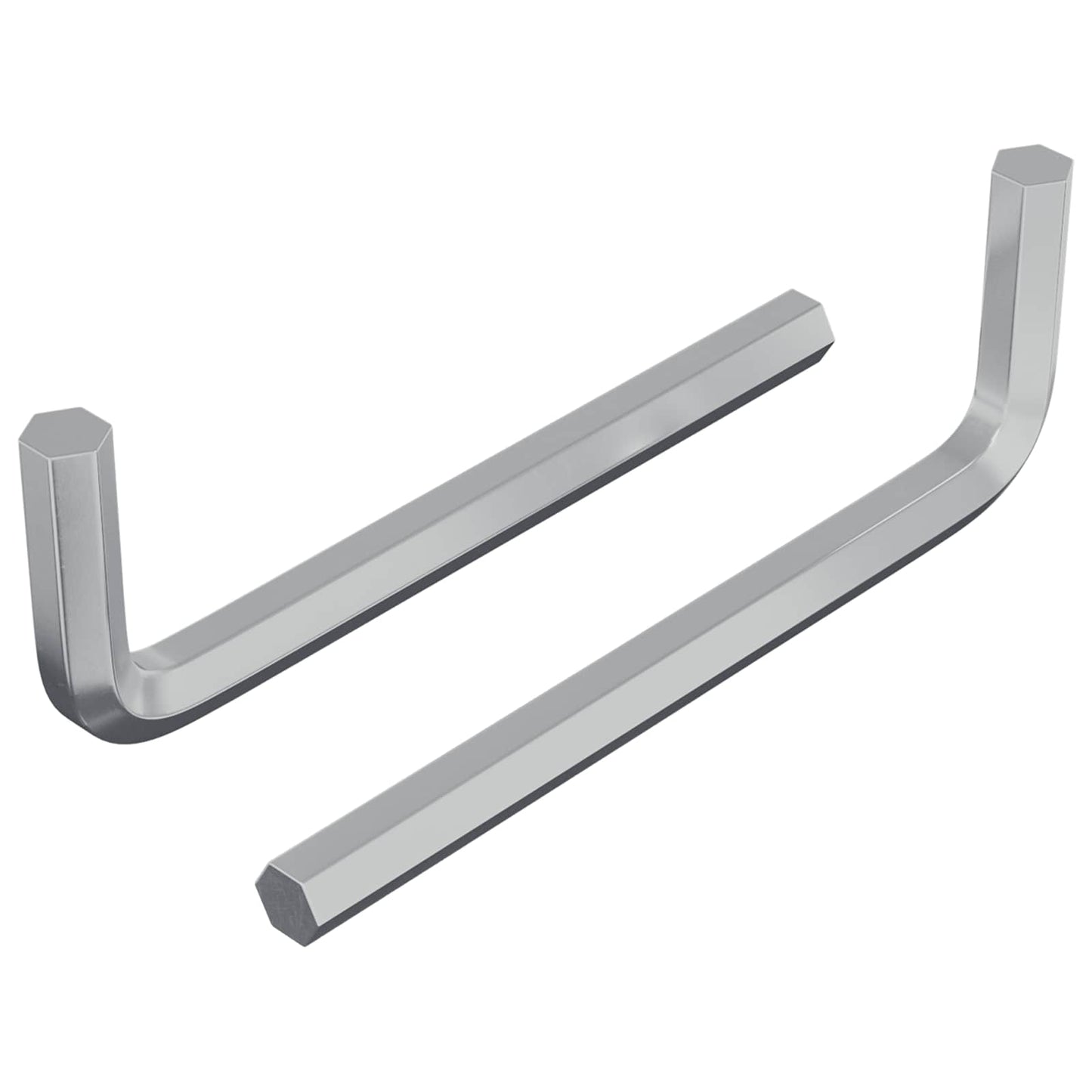 Vidaxx llave hexagonal 2 piezas plata 32 x 86 mm acero