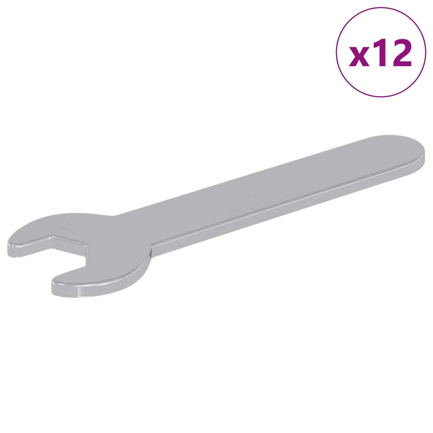 Vidaxx llave 12 piezas plata 10 mm hierro