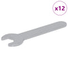 Vidaxx llave 12 piezas plata 10 mm hierro