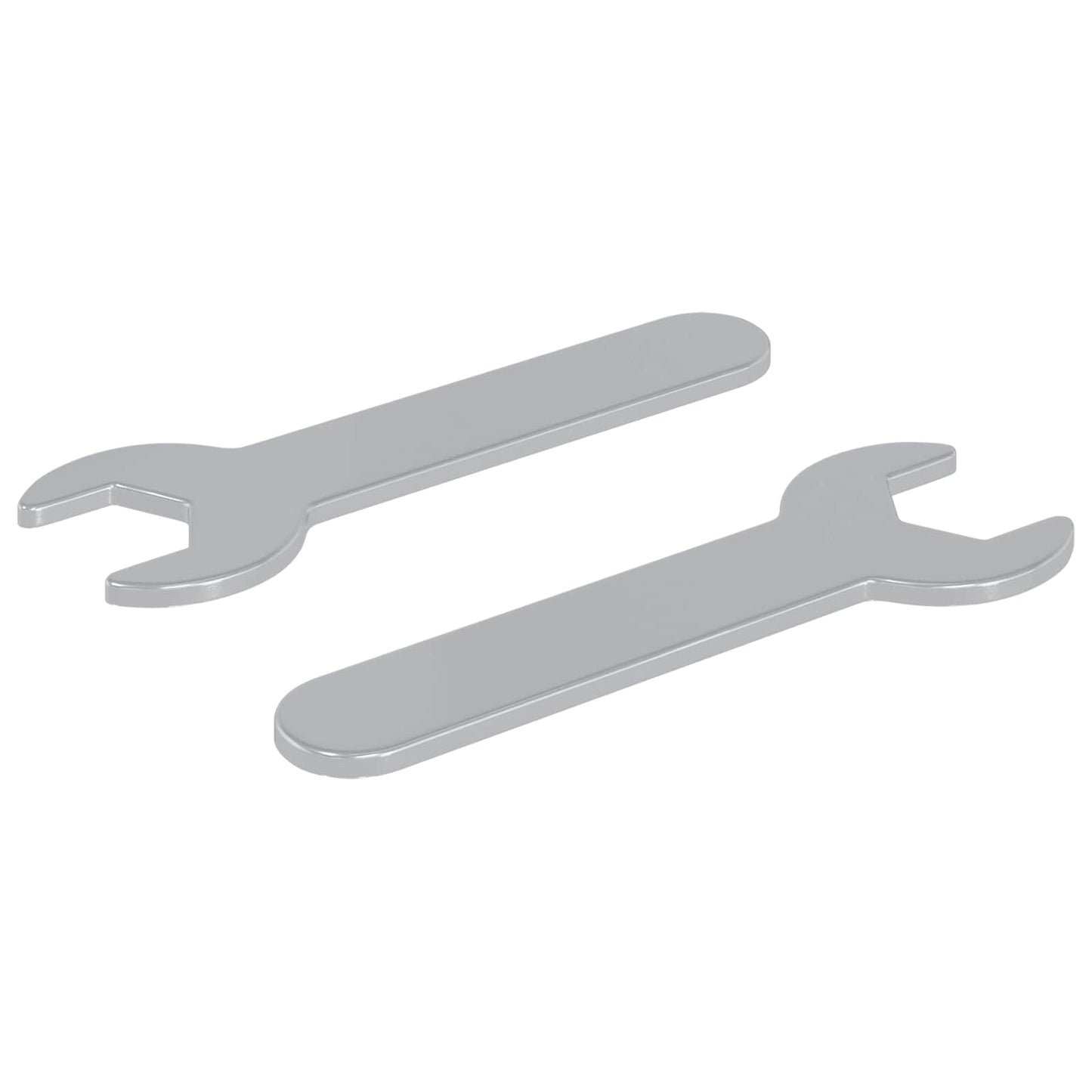 Vidaxl schroefsleutel 2 pcs zilver 13 mm ijzer