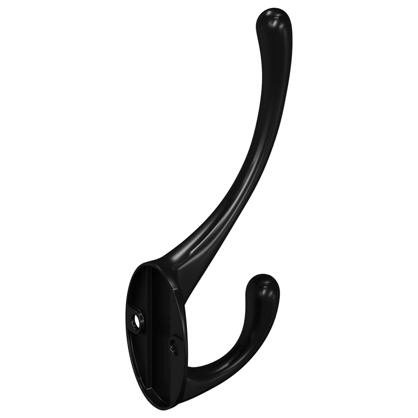 Vidaxx gancho para ropa 346 piezas negro 102 x 29 x 47 mm aleación de zinc