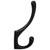 Vidaxx gancho para ropa 346 piezas negro 102 x 29 x 47 mm aleación de zinc