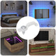 Clip per strisce LED Vidaxxl 12 pezzi trasparenti 23,8 x 7,3 x 4,3 mm