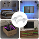 Clip per strisce LED Vidaxxl 2 pezzi trasparenti 23,8 x 7,3 x 4,3 mm