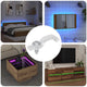 Clip per strisce LED Vidaxxl 12 pezzi trasparenti 23,8 x 7,3 x 4,3 mm