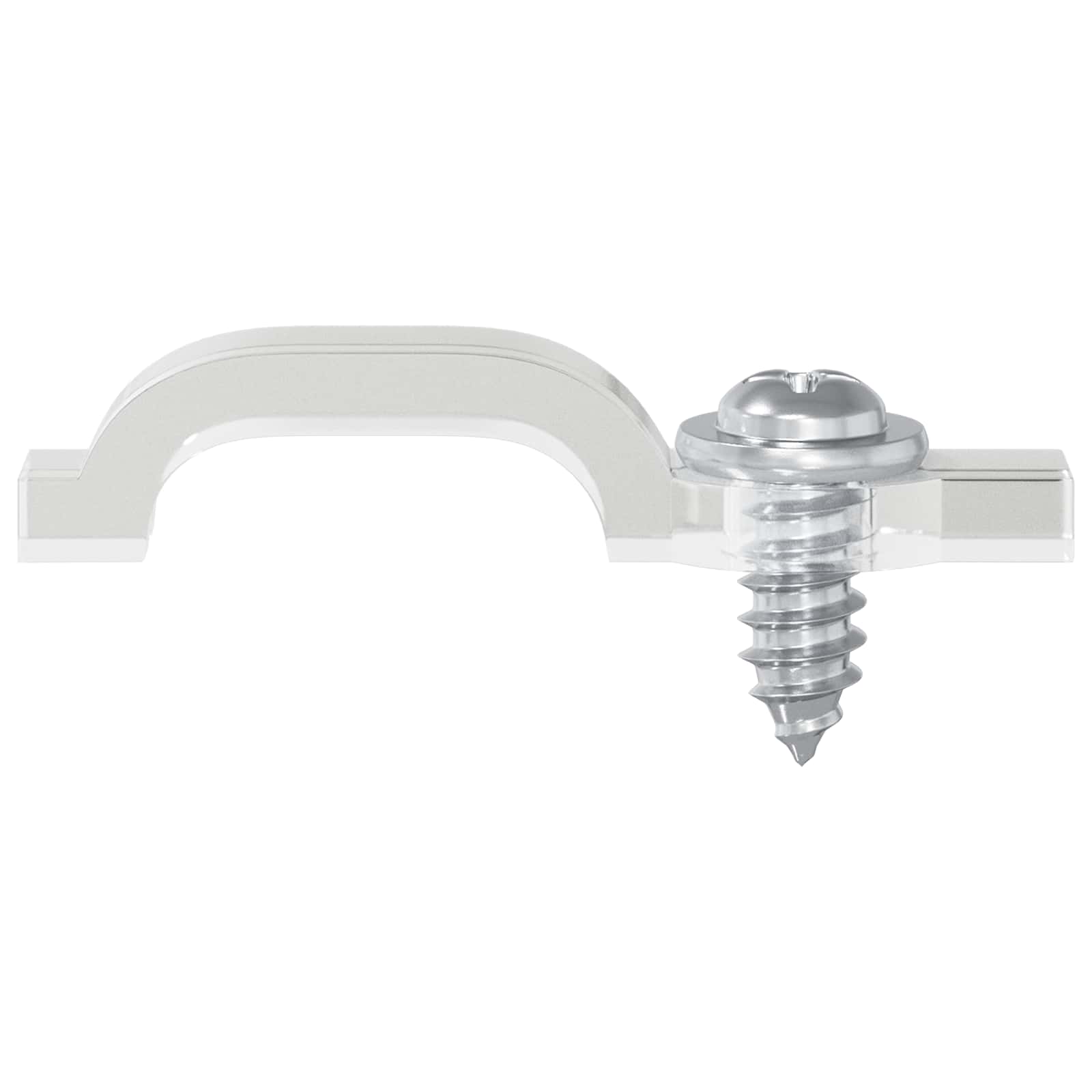 Clip per strisce LED Vidaxxl 12 pezzi trasparenti 23,8 x 7,3 x 4,3 mm