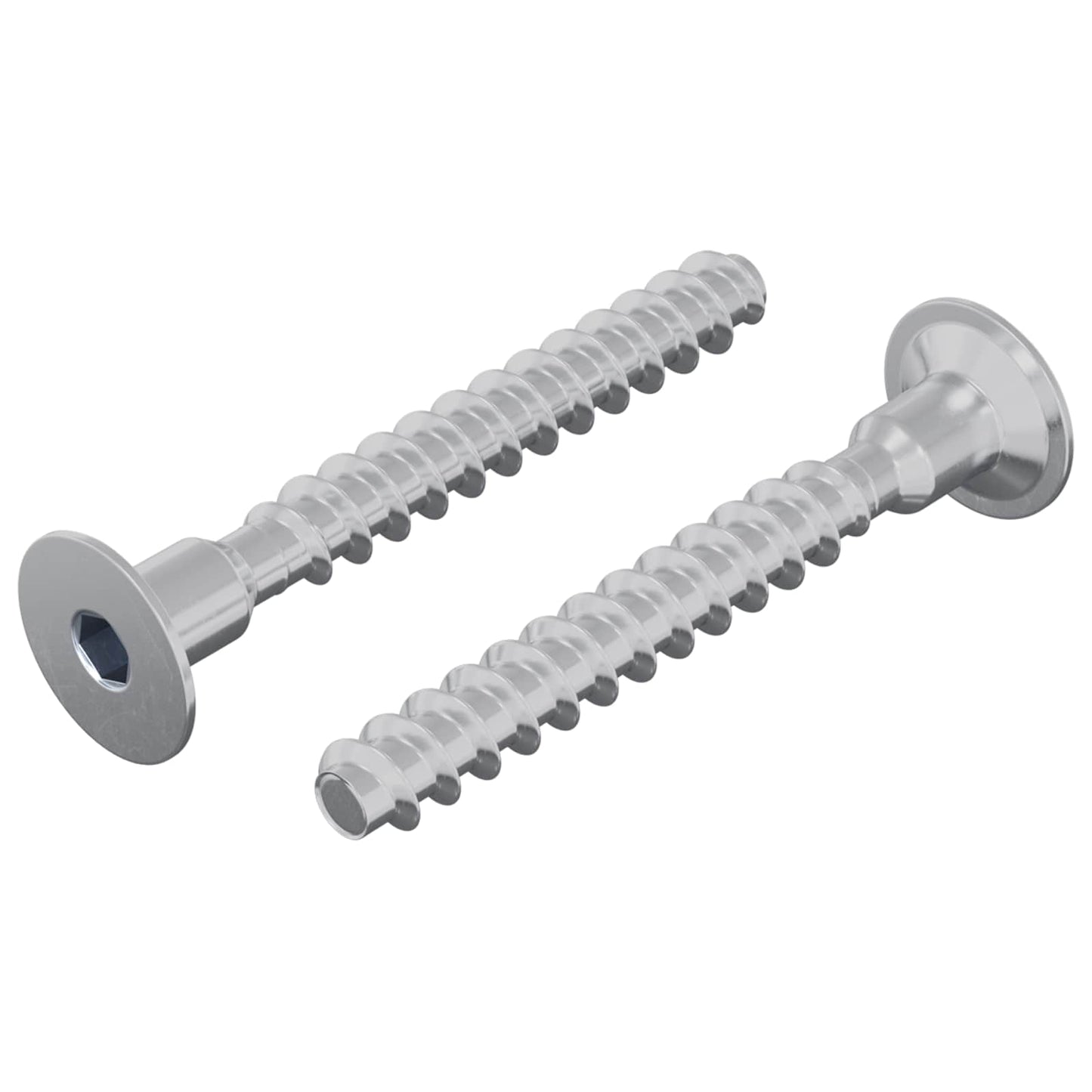 Perno vidaxl 2uds hierro galvanizado 5 x 40 mm