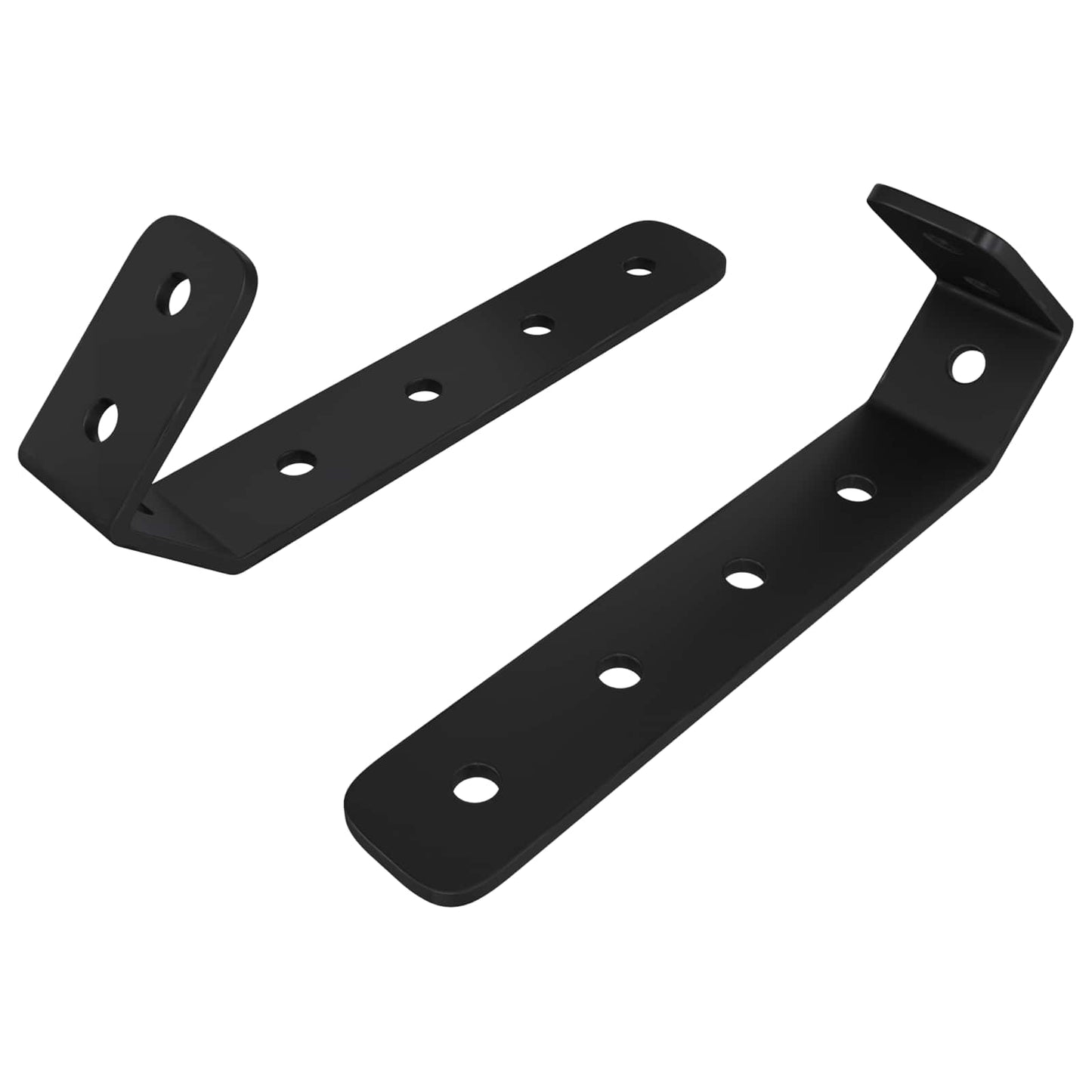 Vidaxl ganchos 2uds negro m5 x 110 mm hierro